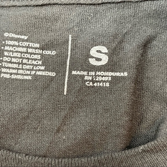 NEFF DISNEY COLLECTION Men’s Black Short Sleeve Mickey Mouse Tee Old English - Picture 8 of 8